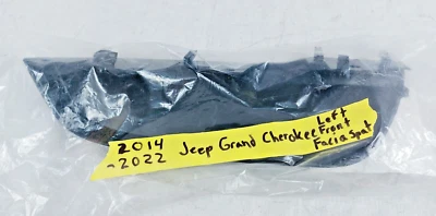 Jeep Grand Cherokee 2014-2022 delantero fascia spat, lado izquierdo Mopar 68143097AC OEM Foto 1 de 3