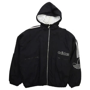 Vintage Adidas Puffer Jacket Size XL Black - Picture 1 of 4
