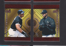 1999 PACIFIC AURORA COMPLETE PLAYERS MATCHED SET #5A, 5B FRANK THOMAS SP #/299