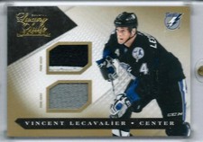 2010-11 Panini Luxury Suite Jersey Prime Gold #64 Vincent Lecavalier 10/10