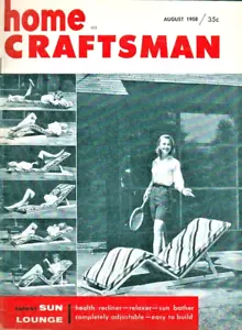 Home Craftsman Magazine Aug. 1958 Vol.27 No.4 Vintage DIY's & Advertising - Bild 1 von 4
