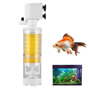 Fish Tank Filter 3-in-1 Internal Aquarium Filtration 4W-35W Pump for Small Tanks - Picture 1 of 28