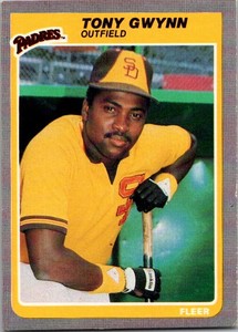 1985 Fleer #34 Tony Gwynn