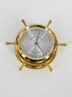 * THERMOMETER HYGROMETER SCHATZ WETTERMESSINSTRUMENT MESSING STEUERRAD VINTAGE