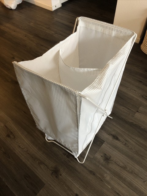 JÄLL laundry bag with stand, white, 13 gallon - IKEA