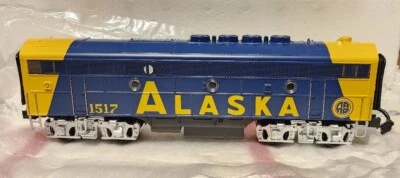 MTH O Scale Premier EMD F-3 B-Unit Diesel Alaska #1517 - Image 1 of 4