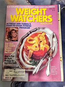 Weight Watchers Magazine Easter 1984 April Low-Calorie Meals Recipes Vtg Ads - Picture 1 of 6