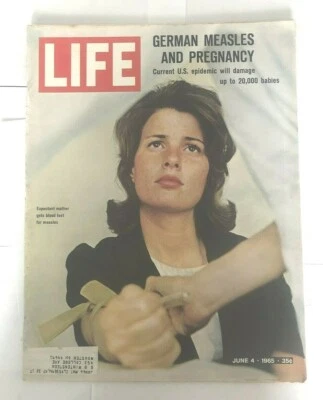 Life Magazine June 4 1965 German Measles & Pregnancy  - Image 1 of 4