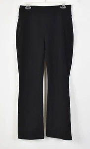 ZENERGY by CHICO'S Black Pull-On Stretch Knit Bootcut Pants (1) M 8 - Picture 1 of 4
