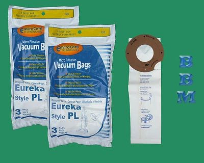 ENVIROCARE 6 Style PL Eureka 62389 Allergy Vacuum Cleaner Bags Maxima LightSpeed Electrolux