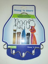 Hang 'N Store Evri Hanger Scarf Belts Closet Accessory Metal Hanging 7" x 8"