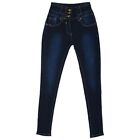 Women  Fashion High Waisted Slim Fit Jeans High Elasticity Stretch Skinny5498