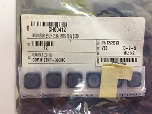 CDRH127NP-390MC SUMIDA FIXED IND 39UH 2.75A SMD 6 PIECES - Picture 1 of 1