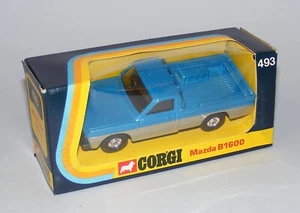 CORGI TOYS #493 MAZDA B1600 PICK-UP TRUCK VINTAGE 1976 ISSUE MINT BOXED - Picture 1 of 12