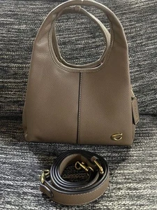 COACH Lana Shoulder Bag 23 Dark Stone CM545 Handbag Crossbody　FromJapan - Picture 1 of 3