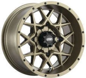 ITP Hurricane Wheel - 15x7 - 4+3 Offset - 4/156 - Bronze ATV/UTV Snowmobile - Picture 1 of 3