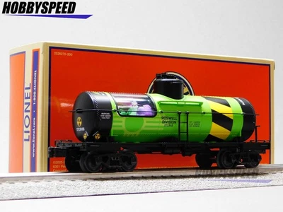 LIONEL AREA 51 8K GALLON TANK CAR #XTCR4B O GAUGE alien containment 2526230 NEW - Image 1 of 4
