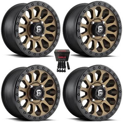 Fuel Vector UTV Wheels Bronze 15" Can-Am Defender (4) - Image 1 of 3
