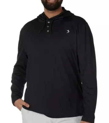 REEL LEGENDS Mens Black Polyester Mesh XXL SHIRT HOODIE - Image 1 of 4