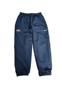 Nike Herren Repel gewebte Hose Large marineblau bestickt auf Feld USA Hockey gefüttert EUC - Bild 1 von 15