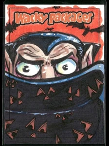 2025 Topps Wacky Packages Halloween Cesar Lopez Sketch Card 1/1 Original Art - Picture 1 of 2