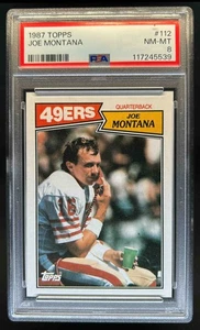 1987 Topps Joe Montana #112 49ers PSA 8 - Picture 1 of 2