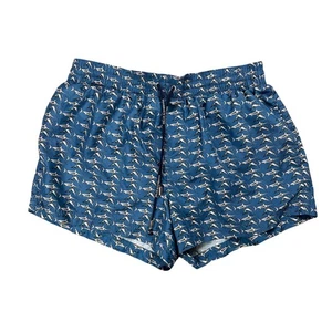 Dolce Gabbana Blue Patterned Swordfish Swim Shorts Trunks Men Size W29 - Picture 1 of 5