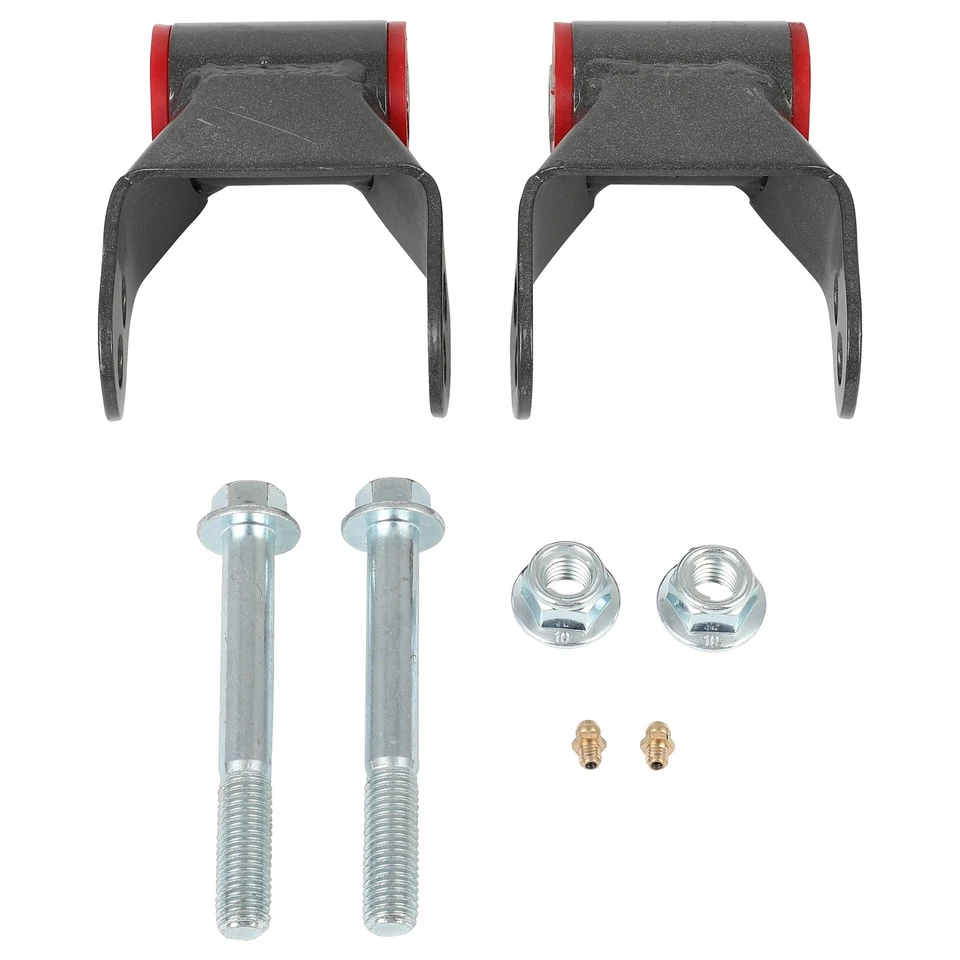 For 1988-1997 1998 Chevy GMC K1500 K2500 4WD Lift Rear Shackle 1.5" or 2" Set Foto 1 de 1