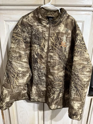 Realtree Mens 3XL Camo Outdoor Hunting Camping Insulated Jacket Hooded Full Zip - Image 1 of 4