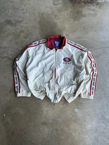 Vintage 90s Pro Player San Frisco 49ers Windbreaker Jacket Size XL - Picture 1 of 9
