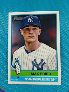 2025 Topps Heritage Max Fried SP Chrome Card #244 New York Yankees⚾ - Bild 1 von 8
