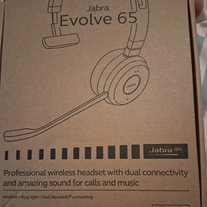 Jabra Evolve 65 Over the Ear Headset - Black - Photo 1/9