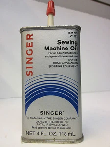 Aceite de máquina de coser Singer - número de artículo 2131 - Hecho en EE. UU. - Imagen 1 de 4