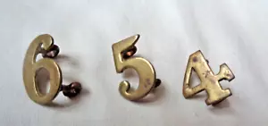 3 Shoulder Title Numbers - 4, 5, 6 - Picture 1 of 1