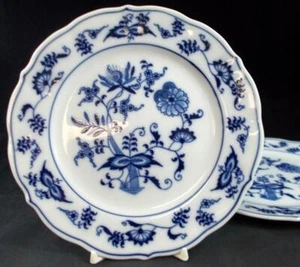 Grupo de 2 platos de pan y mantequilla Blue Danube Japón - Imagen 1 de 5