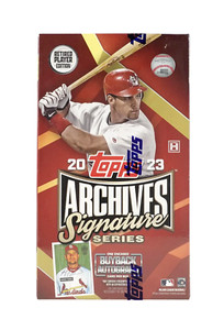Atlanta Braves 2023 TOPPS Archives Signature RETIRED BASEBALL 1BOX TEAM BREAK #1