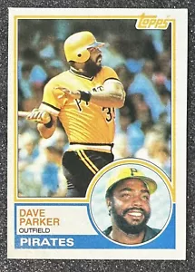 1983 Topps Dave Parker #205 Pittsburgh Pirates (MVP/3x GG/3x SS/2x Bat Title) - Picture 1 of 2