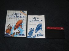 Alien Syndrome Complete in Box for Sega Master. US Version. Authentic.Clean/Test