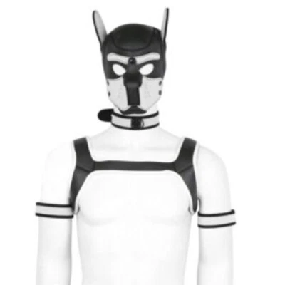 Collar Brazos Hombros Roles Máscaras Kit Sexy Fiesta Máscaras Cachorro Jugar Perro Con Capucha Foto 1 de 4