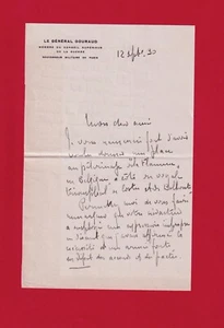 BL76#-L.A.S-HENRI GOURAUD-GÉNÉRAL-[BELGIQUE]-[RENÉ BASCHET]-1930 - Imagen 1 de 2