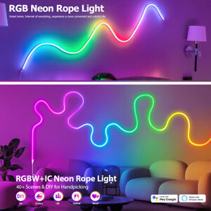 RGB Light Strip Tape Bendable DIY Neon Light Flexible Strip Light for Home Party