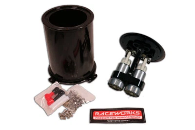 Raceworks Twin Pump Surge Tank 2.8L Kit With Walbro 460 Fuel Pumps - Image 1 of 4