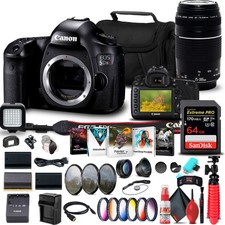 Canon EOS 5DS R DSLR Camera (Body) (0582C002) + Canon EF 75-300mm + More Bundle