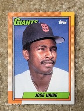 1990 Topps -  Collector's Edition (Tiffany) #472 Jose Uribe