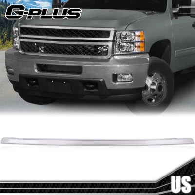 Fit For Chevy 2011-2014 Silverado 2500 3500 HD Chrome Hood Molding Trim Moulding Foto 1 de 4