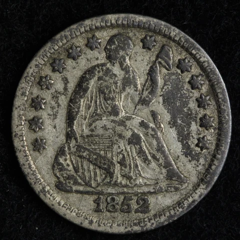 1852 Seated Liberty Silver Half Dime CHOICE XF+ E251 GEM Cover