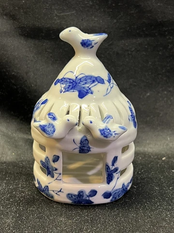 Vintage Chinese Ceramic Birdhouse Cover