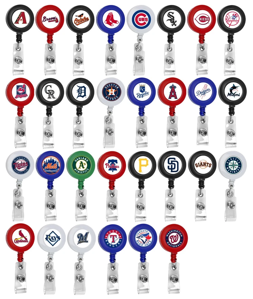 Carrete de insignia de béisbol MBL - Carrete de identificación - Elige tu equipo o equipos Foto 1 de 1