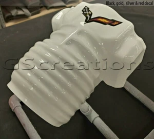 Artic White Painted Throttle Body Cover For 2014-2019 C7 LT1 Stingray Corvette - Bild 1 von 4