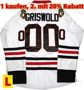 Christmas Vacation Film Clark Griswold Trikot 00 Eishockey Trikots genäht L NEU - Bild 1 von 8